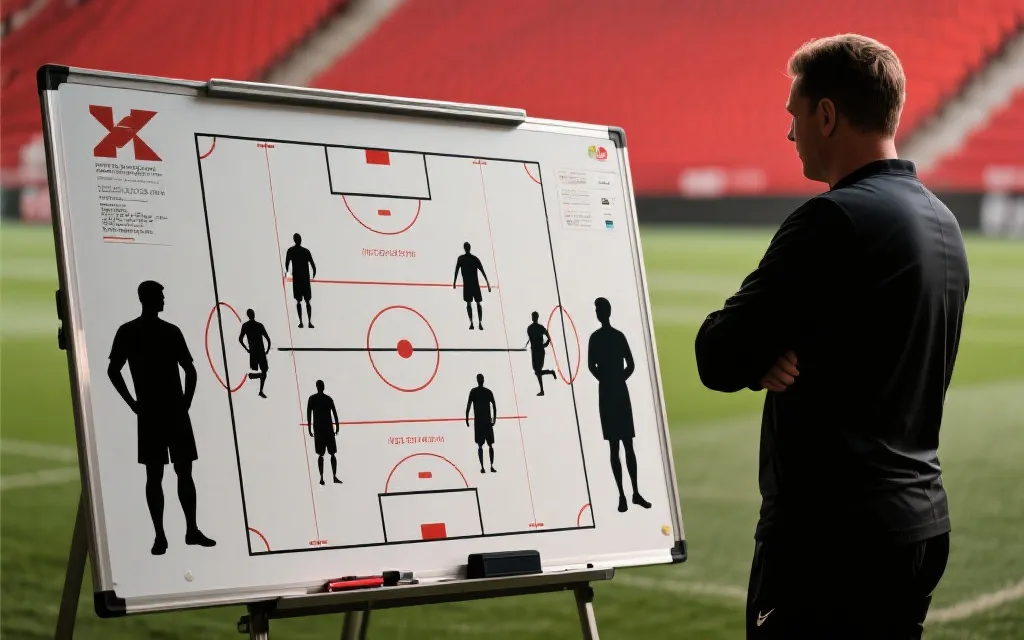 战术板上展示世界杯决赛两队阵容结构与替补换人方案